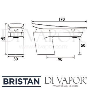 Bristan MCLR BASNW SS Claret Basin Mixer (without Waste) Spare Parts